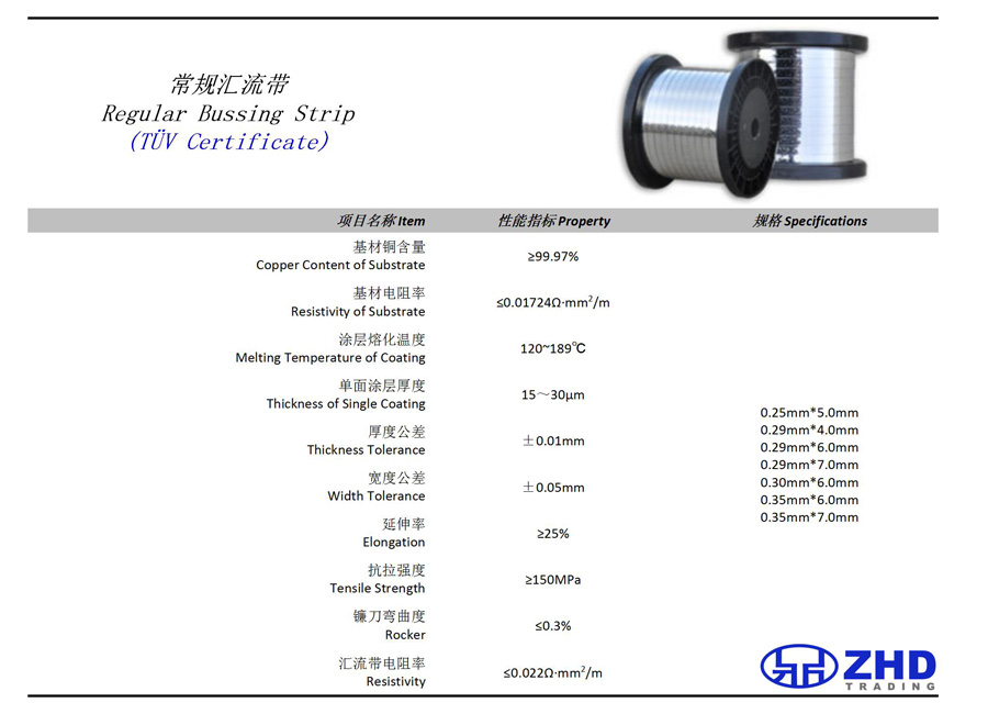 Regular Bussing Strip (TUV Certificate)(图1)